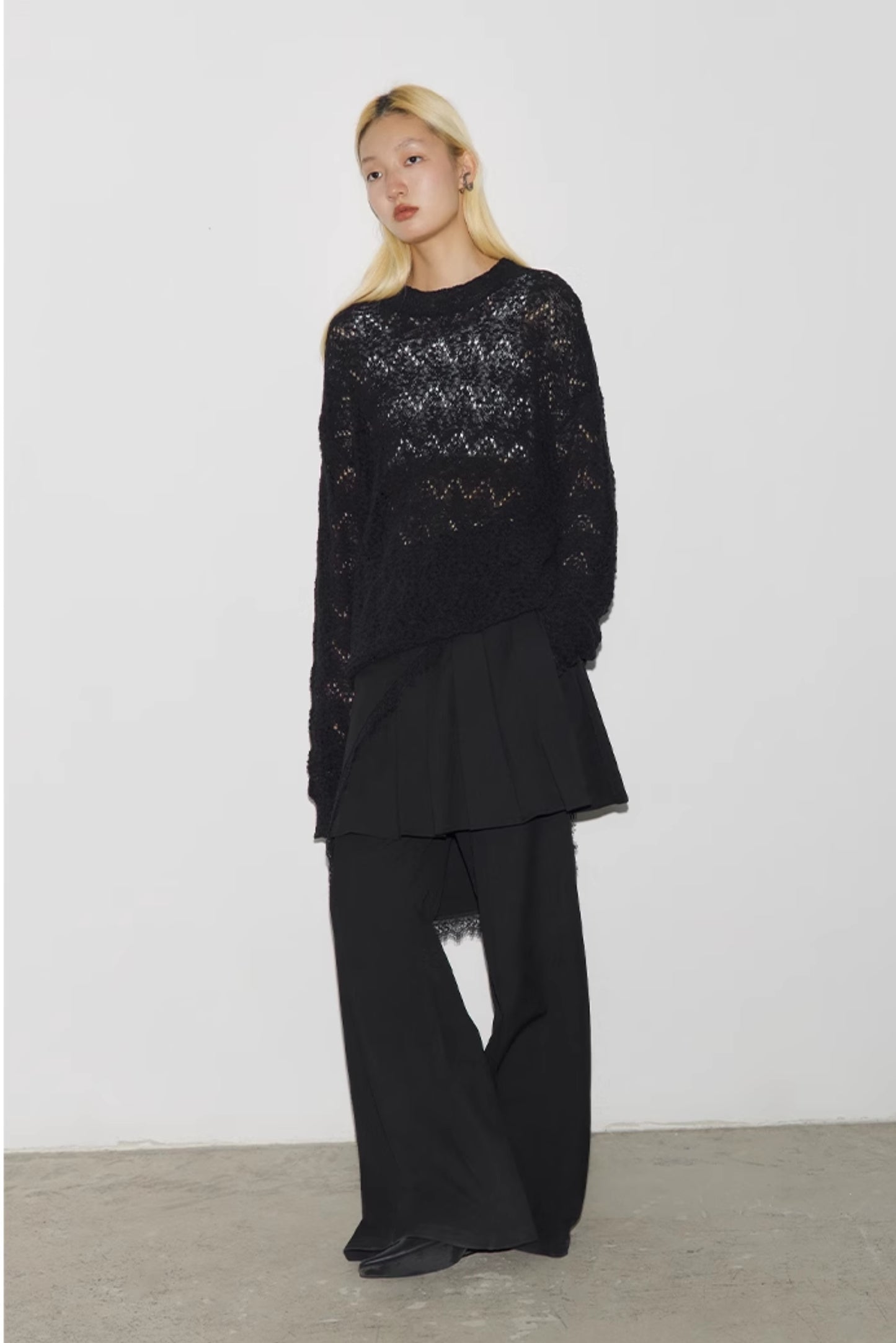 DETACHABLE LAYERED LACE CULOTTES