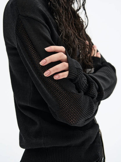 CURVED VOGUE EVENING HOOD SHIRT