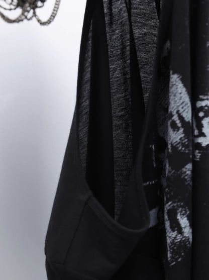 PUNK GRAFFITI TIE WAIST TEE