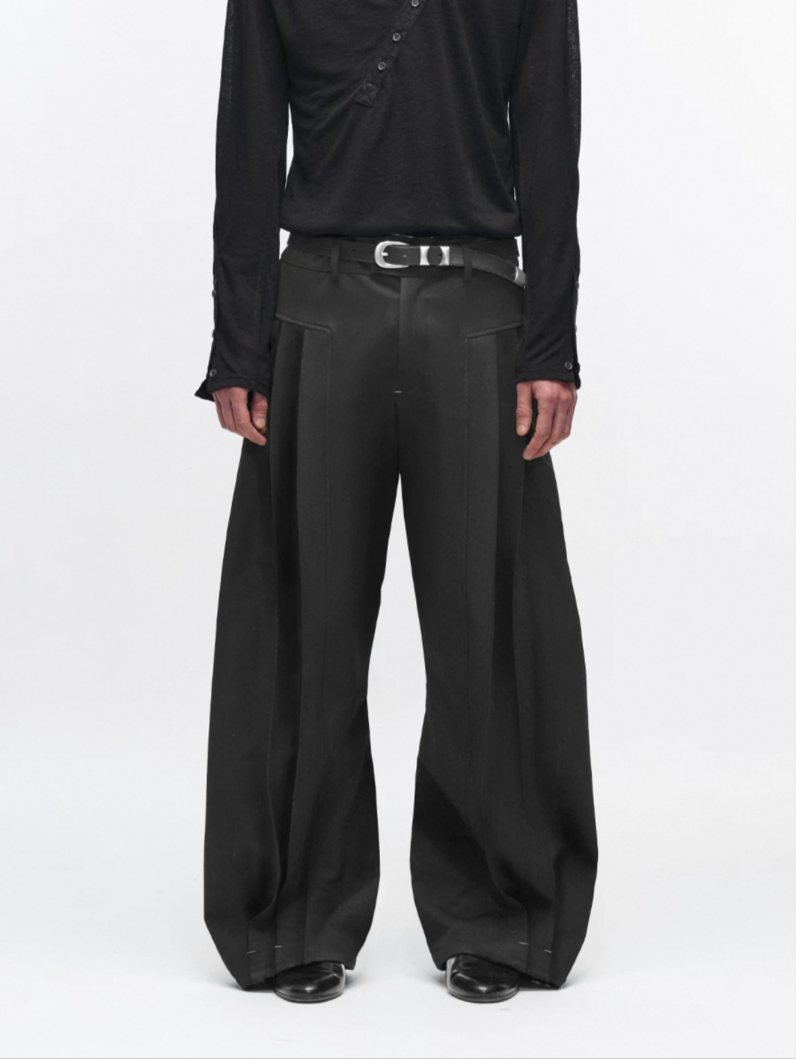 MATTE BLACK DRESS PANTS