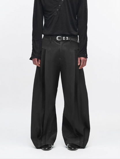 MATTE BLACK DRESS PANTS