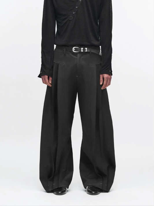 MATTE BLACK DRESS PANTS