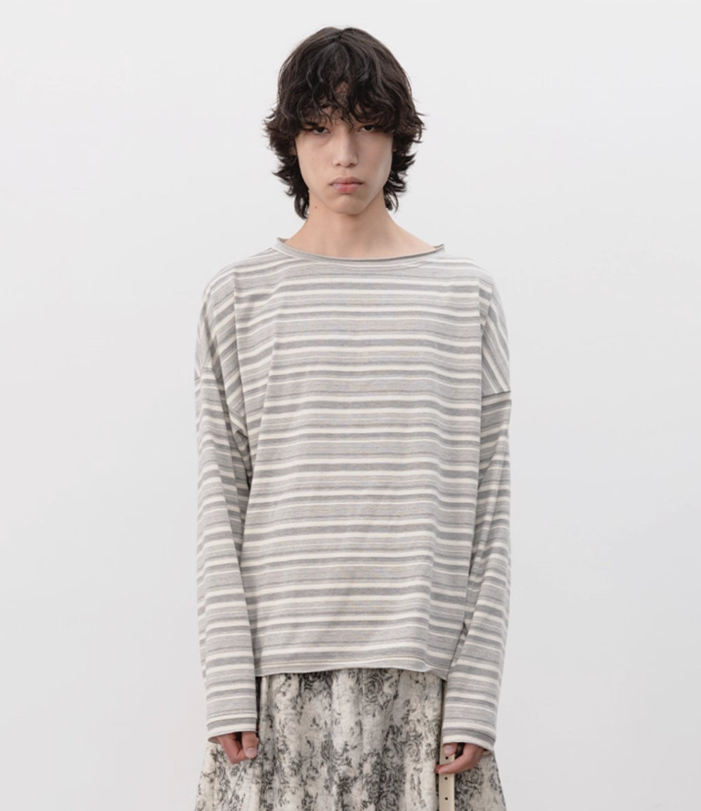 OFF-WHITE RELAXED STRIPE TOP