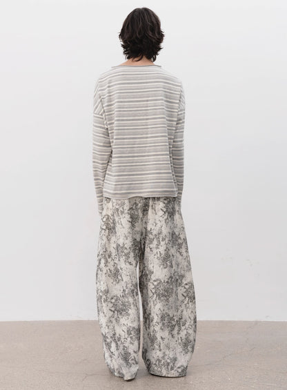 OFF-WHITE RELAXED STRIPE TOP