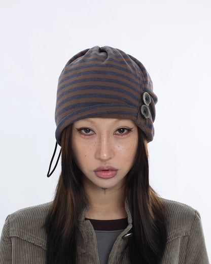 STRIPED SUBCULTURE CUFFED HAT