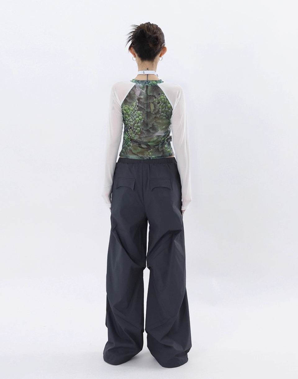 ORIGAMI LAYERED WIDE PANTS