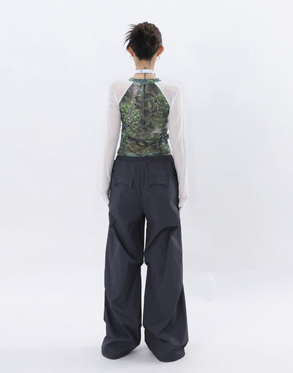 ORIGAMI LAYERED WIDE PANTS