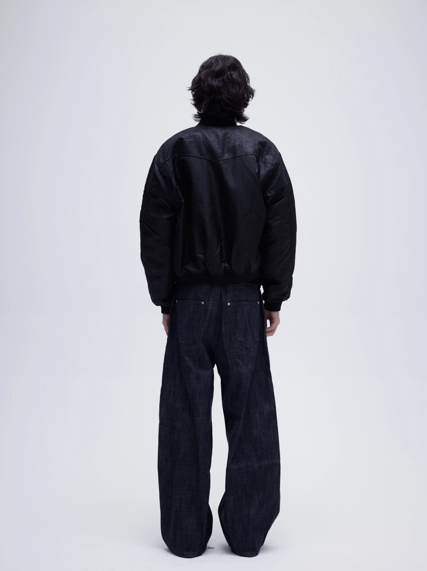 PATCHWORK MA1 STYLE BOMBER JACKET