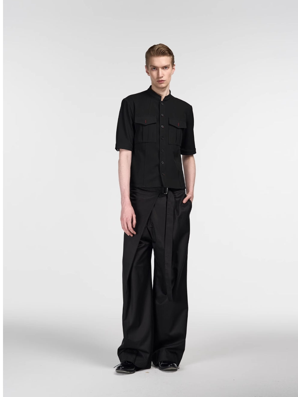 CROW BLACK SAFARI SHIRT