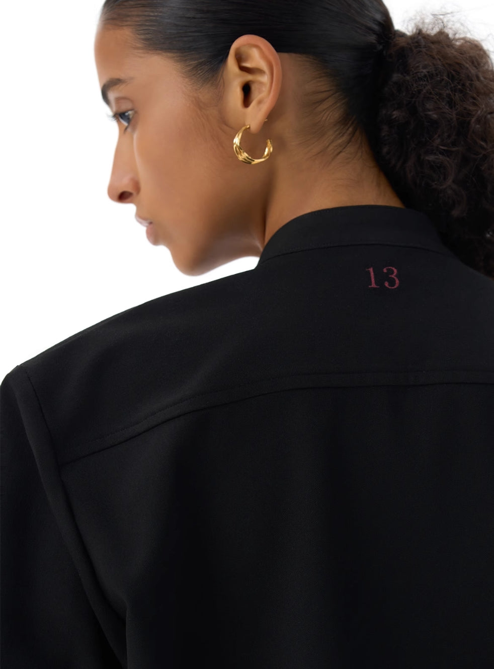 CROW BLACK SAFARI SHIRT