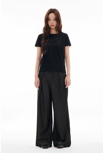 SLOUCHY DRAPE EASY PANTS