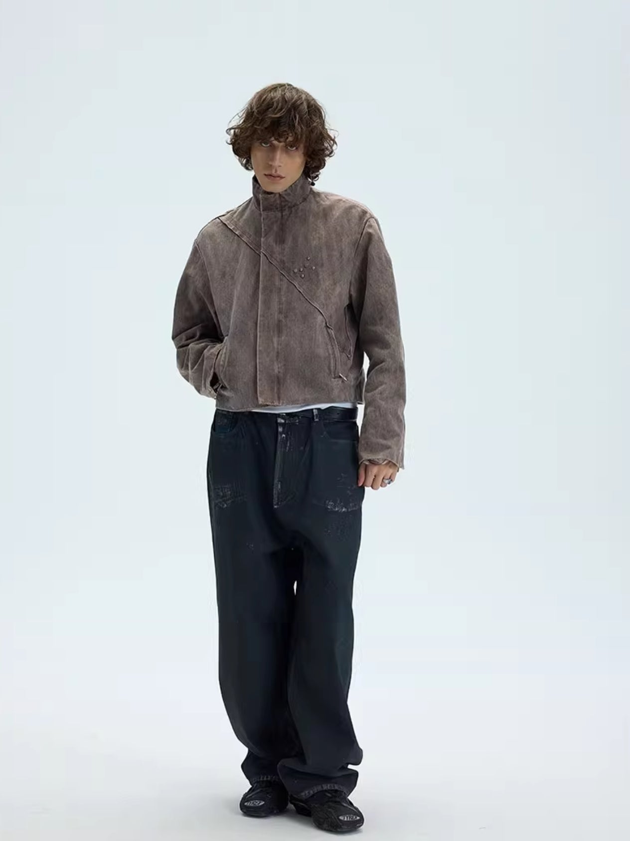 WASHED FLEECE SHORT JACKET