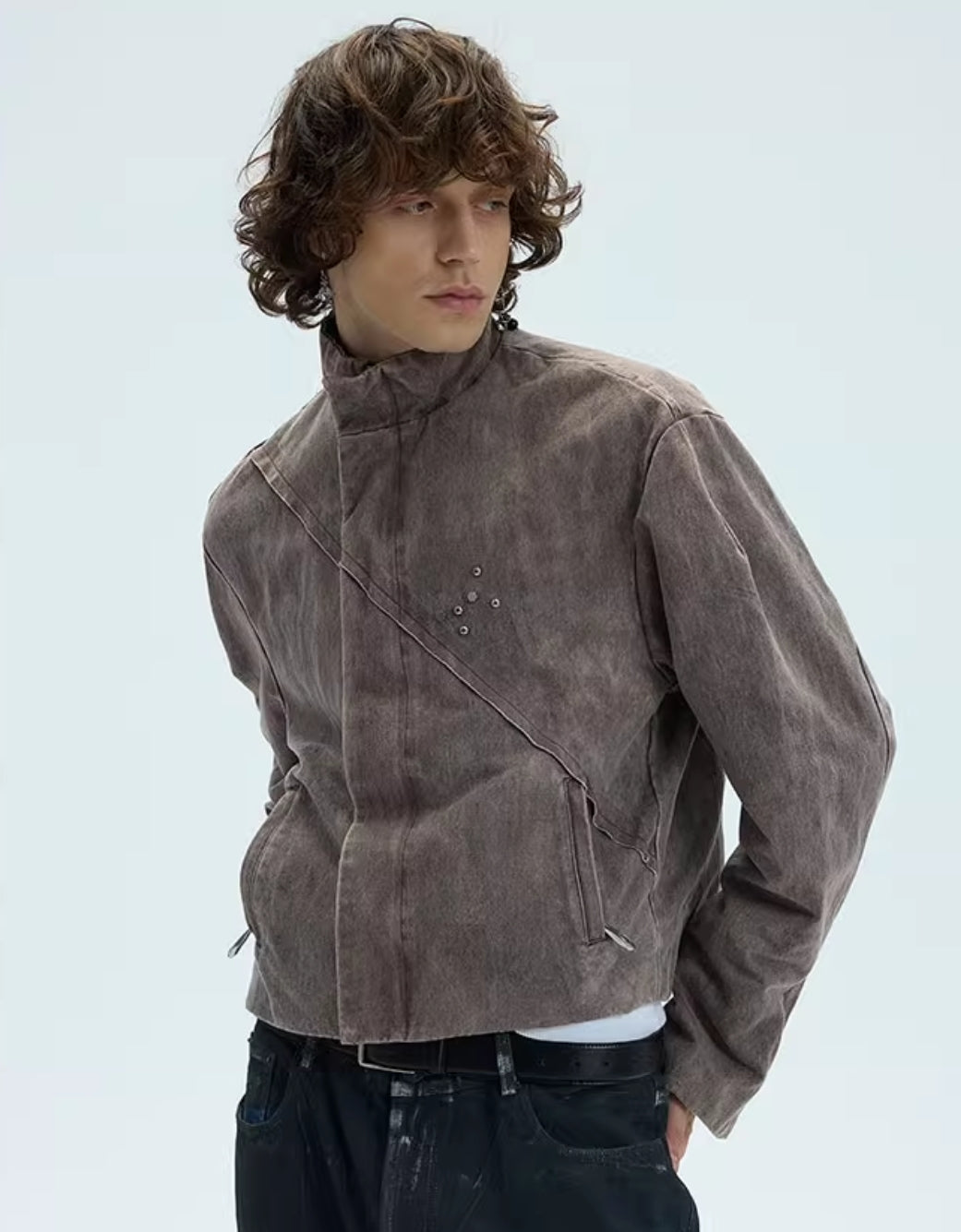 WASHED FLEECE SHORT JACKET
