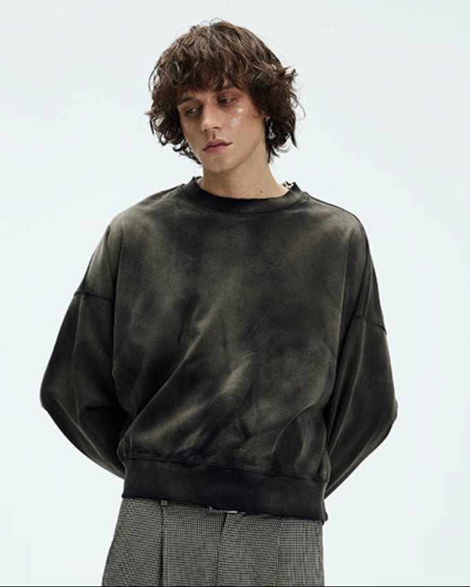 DIRTY DYED OVERSIZED SWEATSHIRT