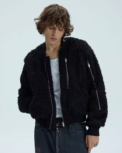 HEAVYWEIGHT FUR FLEECE JACKET