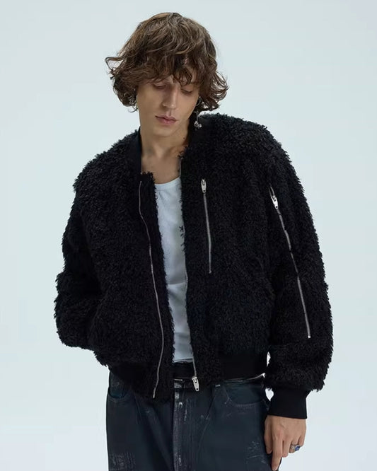 HEAVYWEIGHT FUR FLEECE JACKET