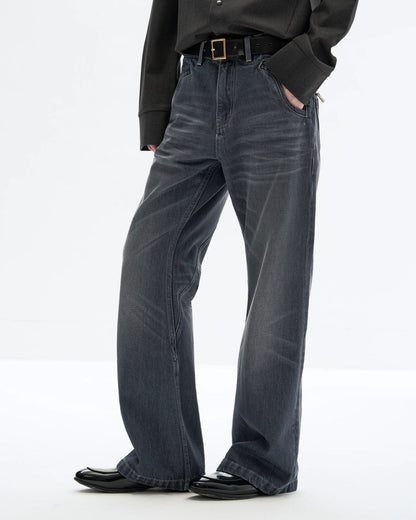 FOG BLUE CHAIN WASHED DENIM