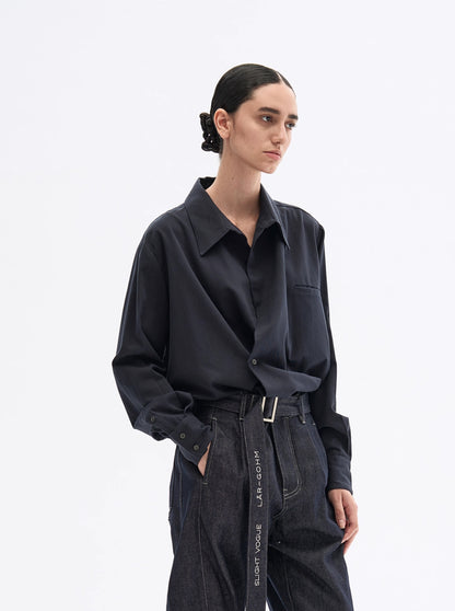 MORNING MIST TENCEL SHIRT