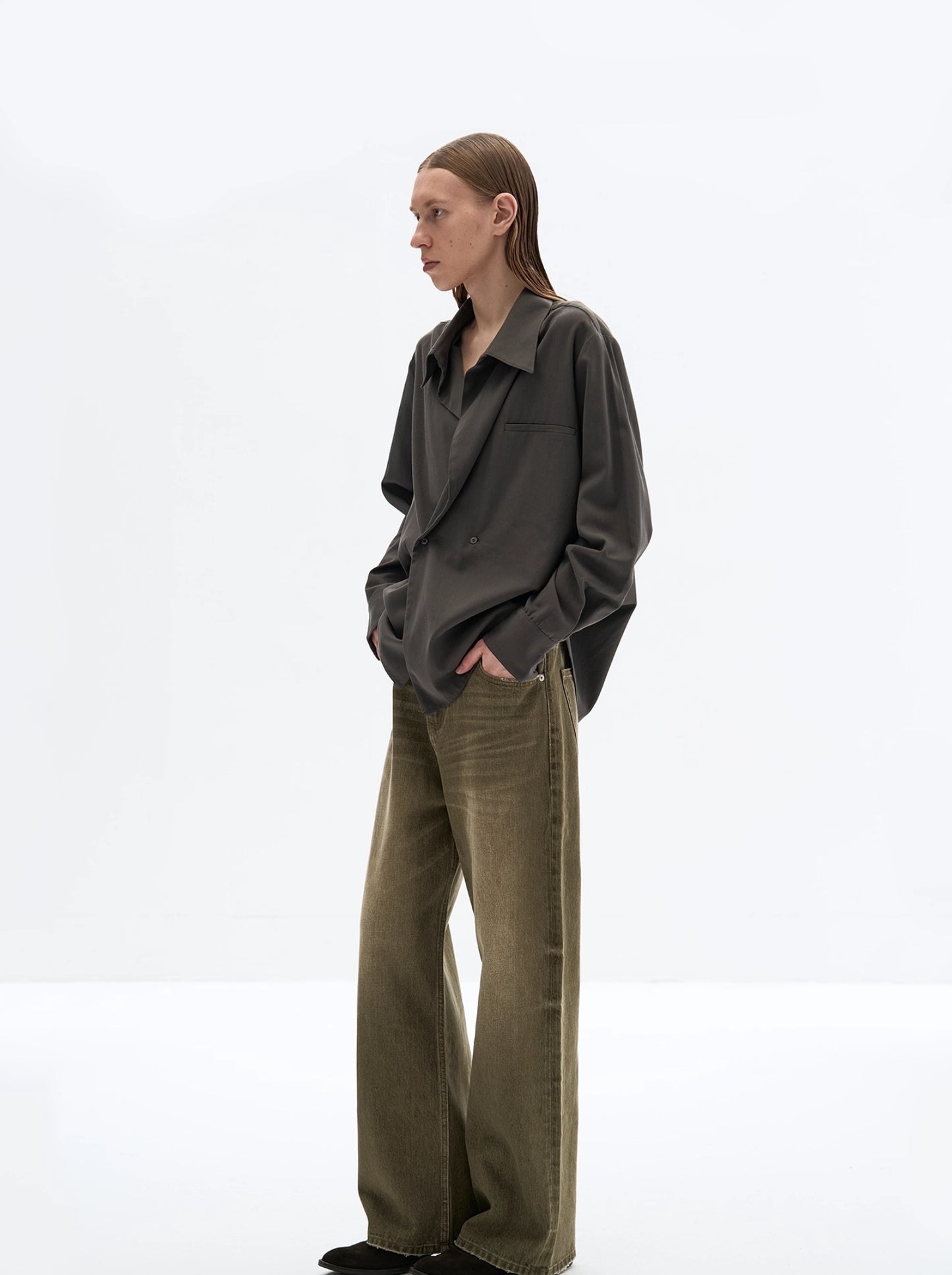 MORNING MIST TENCEL SHIRT