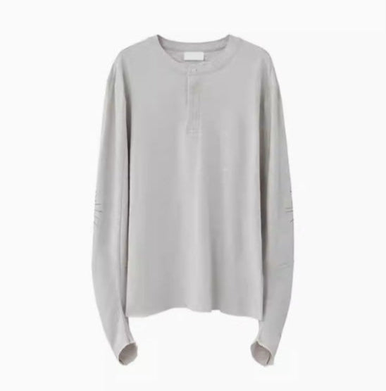 SUN EMBROIDERED LONG SLEEVE TEE