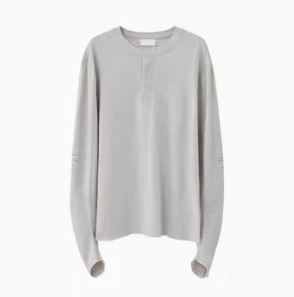 SUN EMBROIDERED LONG SLEEVE TEE