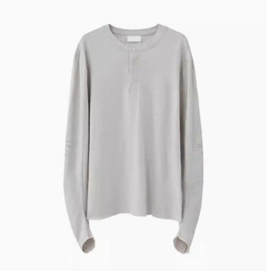 SUN EMBROIDERED LONG SLEEVE TEE
