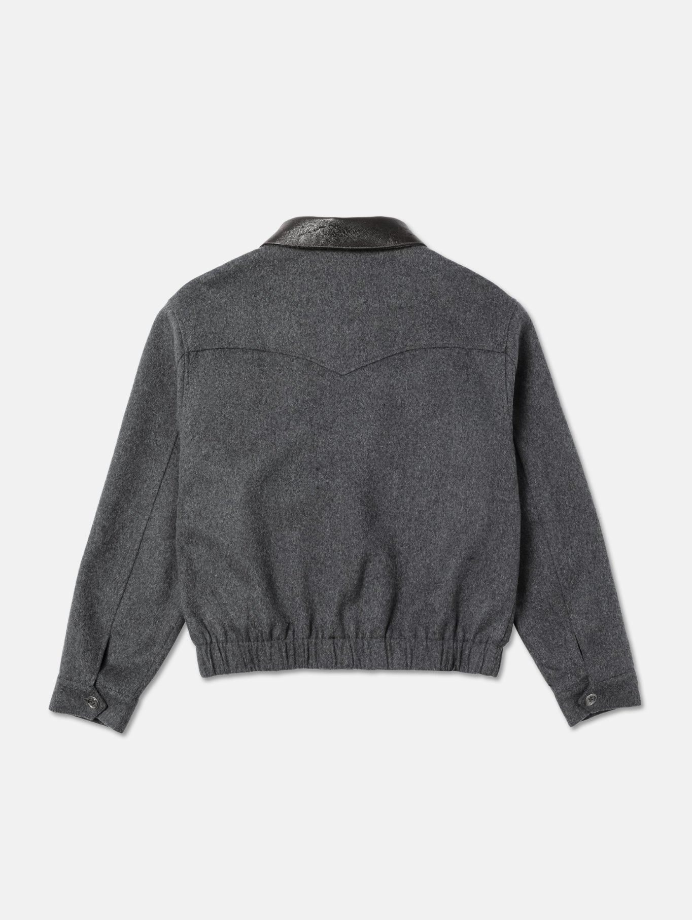 PATCHWORK WOOLEN SHORT JACKET