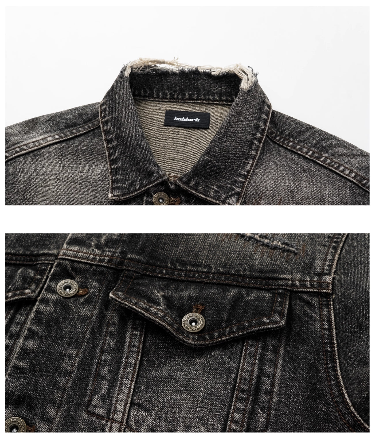 RUINED HEM BOXY DENIM