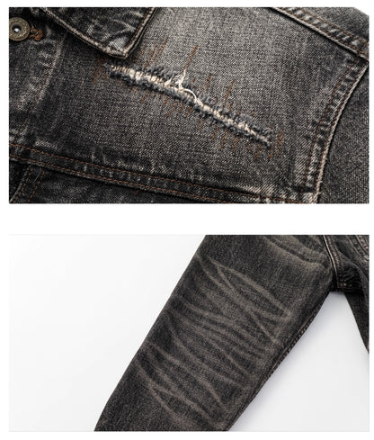 RUINED HEM BOXY DENIM