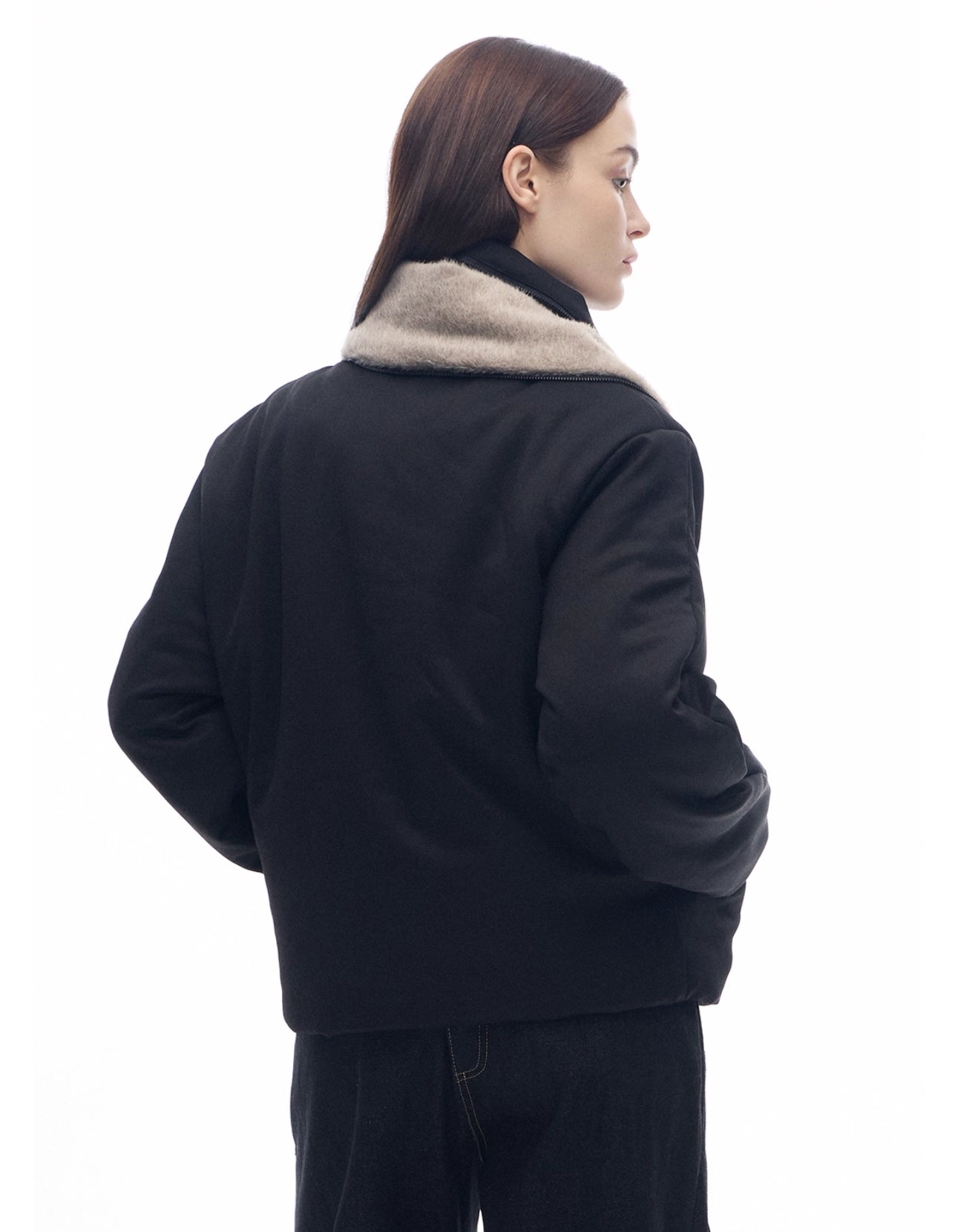 KATRINA TAILORED WOOL COLLAR COAT