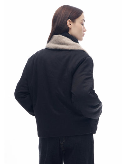 KATRINA TAILORED WOOL COLLAR COAT