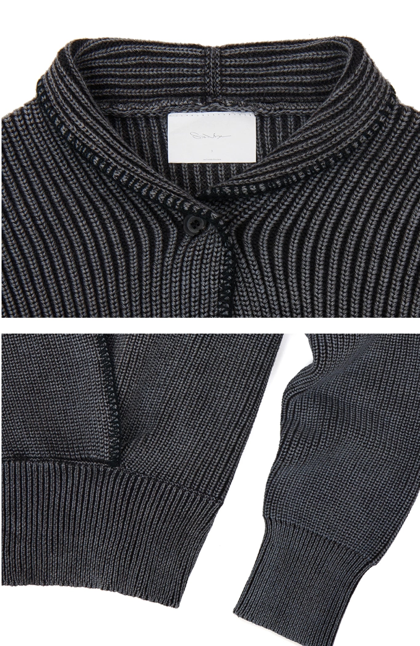 SWEETENED YEAST RETRO BUTTON KNIT