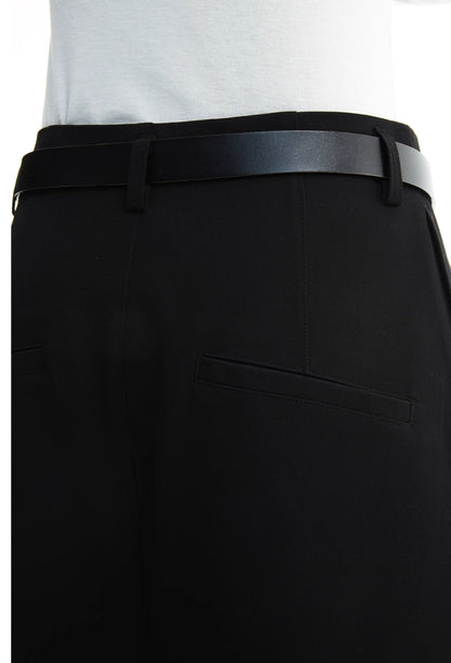 DOUBLE PANEL PLEATED SHORTS
