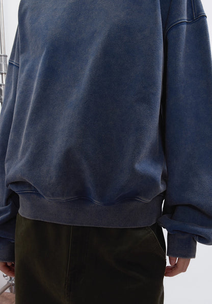 LOOSE WASHED COLOR PULLOVER