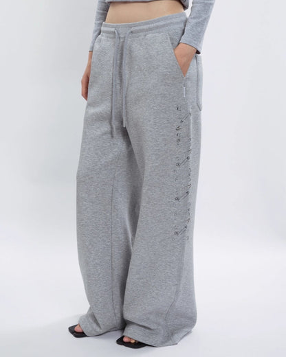 SIDE SEAM PIN PRINT SWEATPANTS