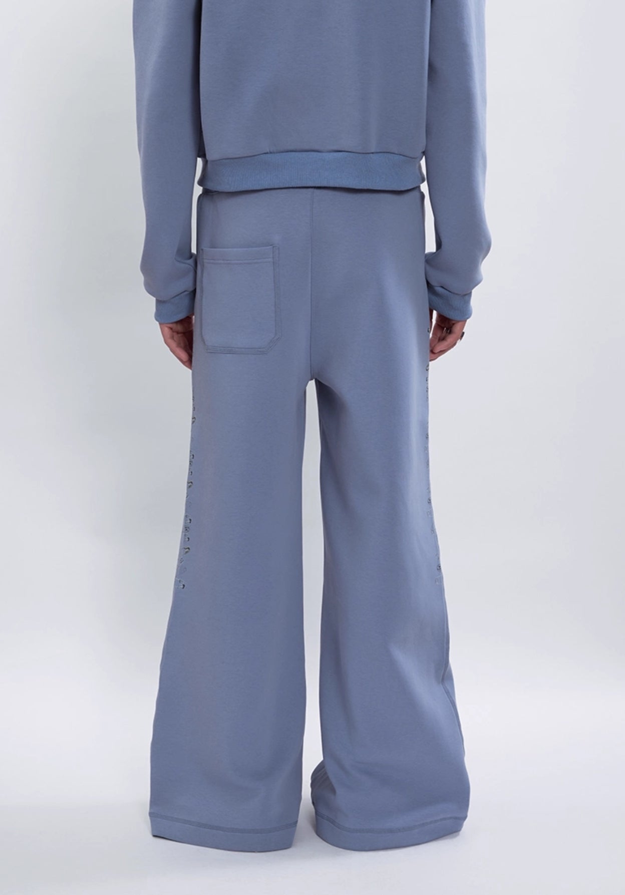 SIDE SEAM PIN PRINT SWEATPANTS