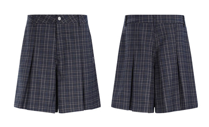 BRITISH STYLE PLEATED DRESS SHORTS
