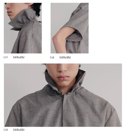 BUD COLLAR LINEN SHIRT