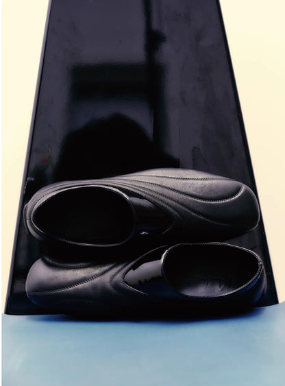 RACING QUILTED LEATHER SHOES