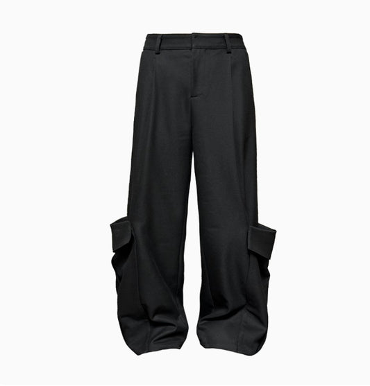 DOUBLE POCKET PLEATED PANTS