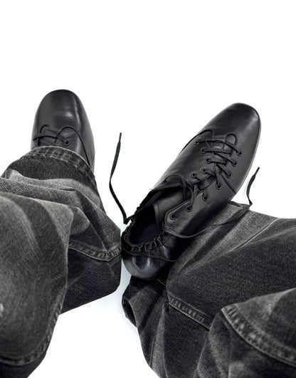 OBLIQUE LACE GERMAN SHOES