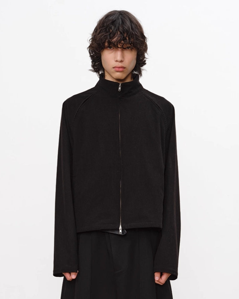 CORDUROY DOUBLE ZIP JACKET