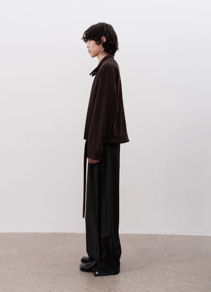 STRAPPY WOOL BLEND JACKET