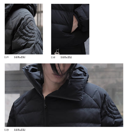 MASK HOODED DOWN JACKET