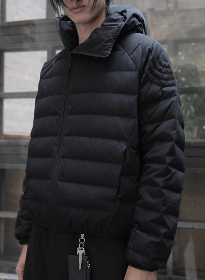 MASK HOODED DOWN JACKET