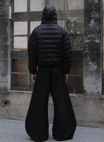 MASK HOODED DOWN JACKET