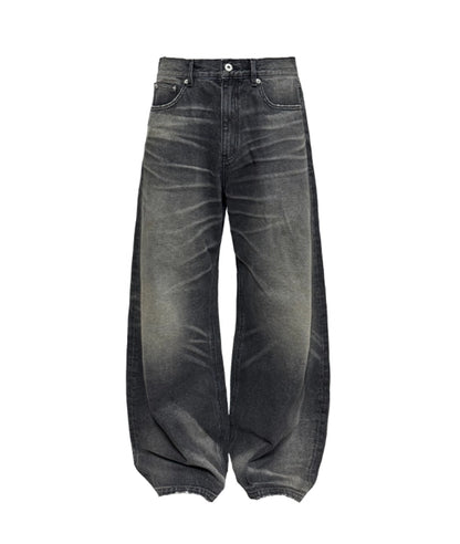 13.5OZ DIRTY WASH STRAIGHTEN DENIMS
