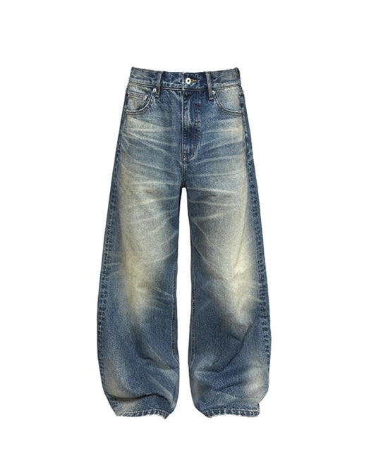 13.5OZ DIRTY WASH STRAIGHTEN DENIMS