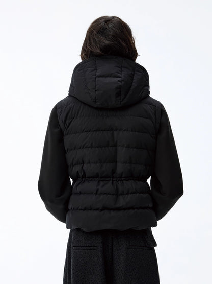 DETACHABLE SLEEVES DOWN PUFFER