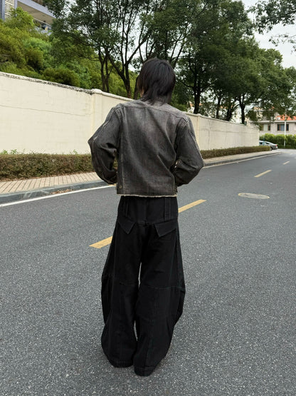 RUINED HEM BOXY DENIM